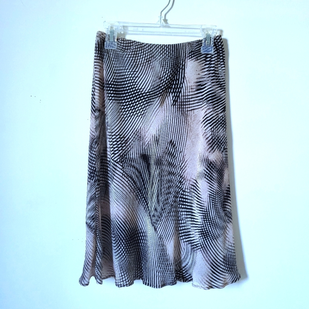 Lily Gray/Black Printed Skirt XSP